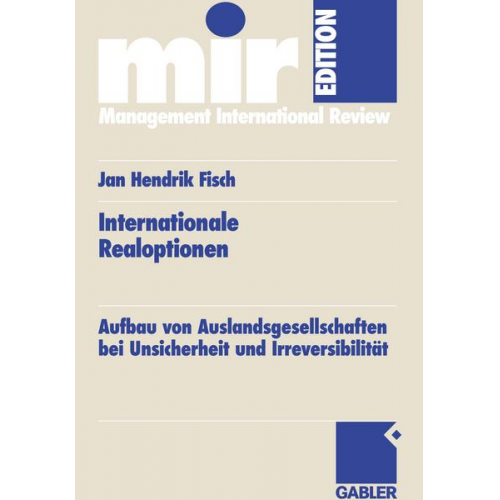 Jan Hendrik Fisch - Internationale Realoptionen