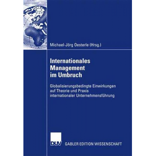 Prof. Dr. Michael-Jörg Oesterle - Internationales Management im Umbruch