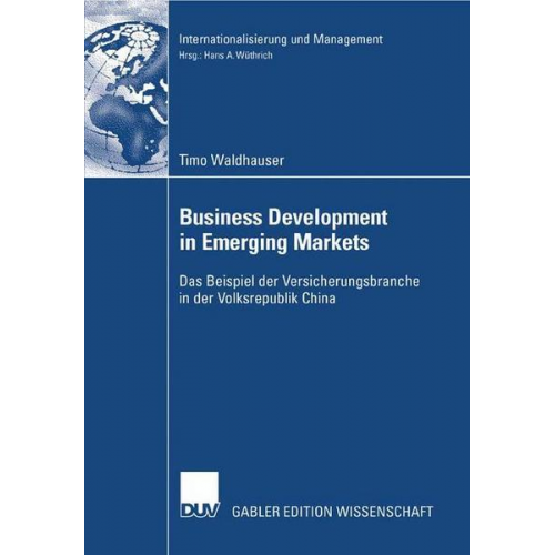 Timo Waldhauser - Business Development in Emerging Markets