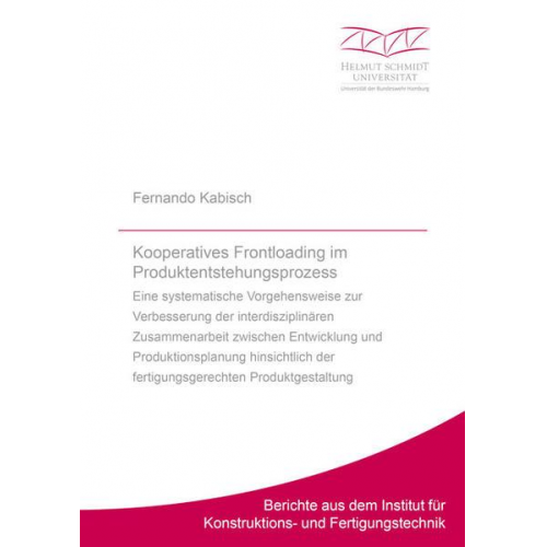 Fernando Kabisch - Kooperatives Frontloading im Produktentstehungsprozess