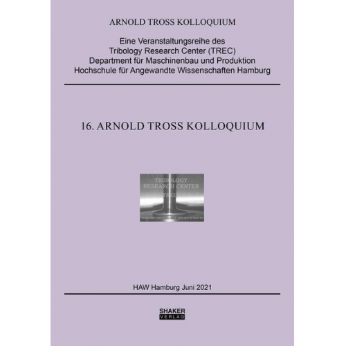 16.Arnold Tross Kolloquium