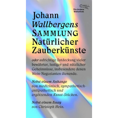 Johann Wallbergens Sammlung Natürlicher Zauberkünste