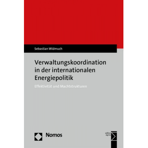 Sebastian Widmuch - Verwaltungskoordination in der internationalen Energiepolitik