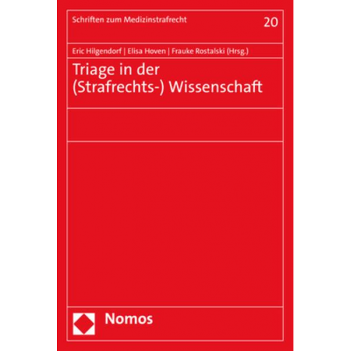 Triage in der (Strafrechts-) Wissenschaft