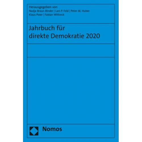 Jahrbuch für direkte Demokratie 2020