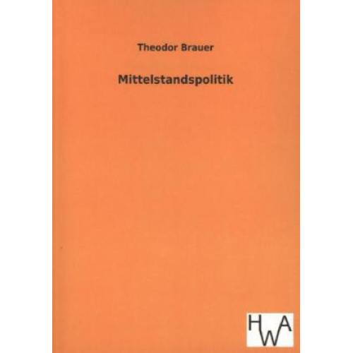 Theodor Brauer - Mittelstandspolitik