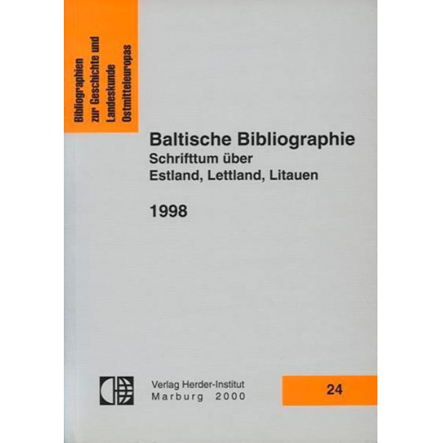 Baltische Bibliographie 1998