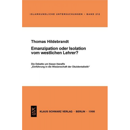 Thomas Hildebrandt - Emanzipation oder Isolation vom westlichen Lehrer?