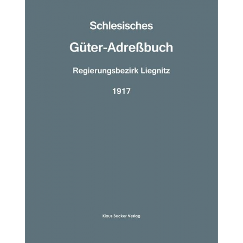 Schlesisches Güter-Adreßbuch 1917