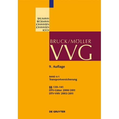 VVG / Transportversicherung §§ 130-141