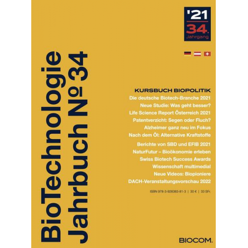 BioTechnologie Jahrbuch 2021