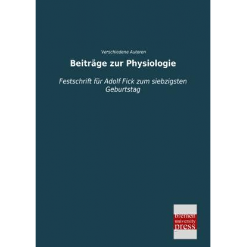 Beiträge zur Physiologie