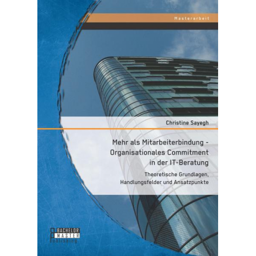 Christine Sayegh - Mehr als Mitarbeiterbindung - Organisationales Commitment in der IT-Beratung: Theoretische Grundlagen, Handlungsfelder und Ansatzpunkte