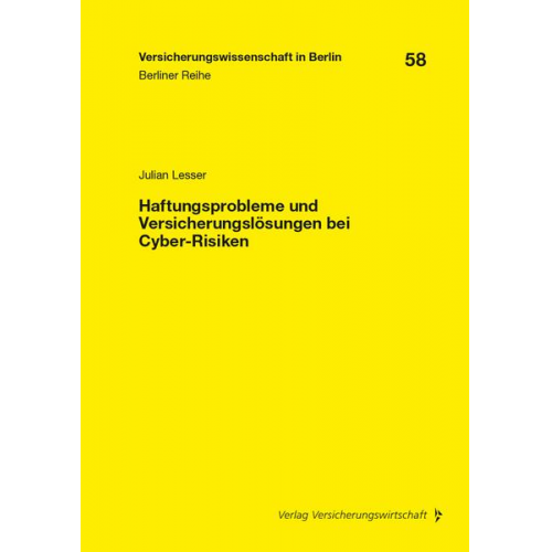 Julian Lesser - Haftungsprobleme und Versicherungslösungen bei Cyber-Risiken