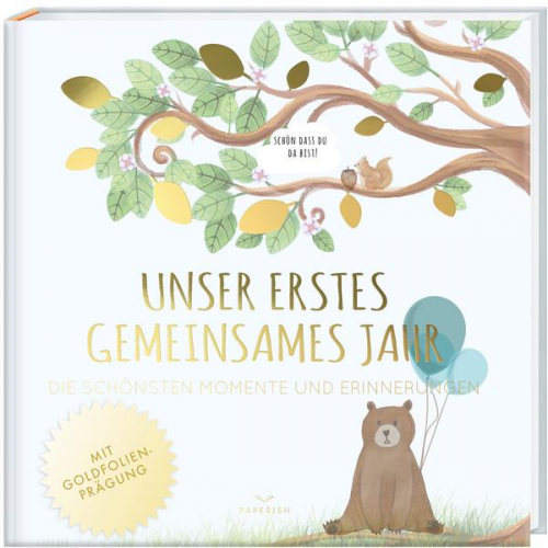 Pia Loewe - Babyalbum - Unser Erstes Gemeinsames Jahr (blau)