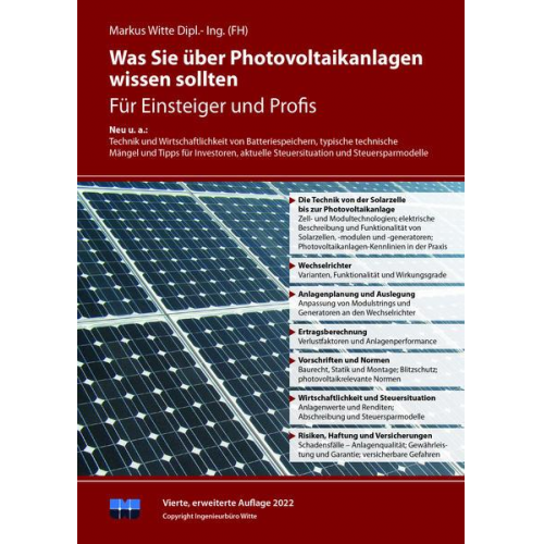 Markus Witte - Was Sie über Photovoltaikanlagen wissen sollten