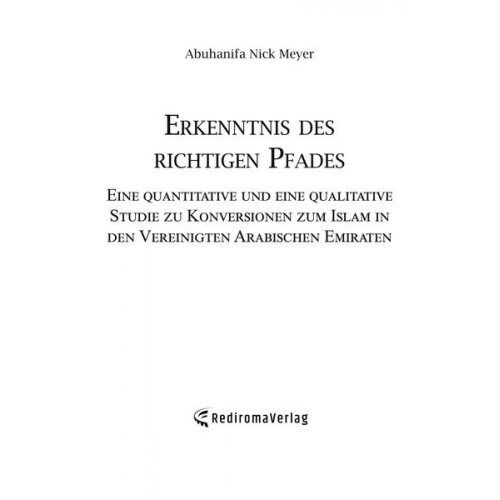 Abuhanifa Nick Meyer - Erkenntnis des richtigen Pfades