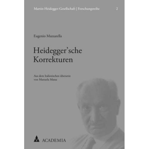 Eugenio Mazzarella - Heidegger’sche Korrekturen