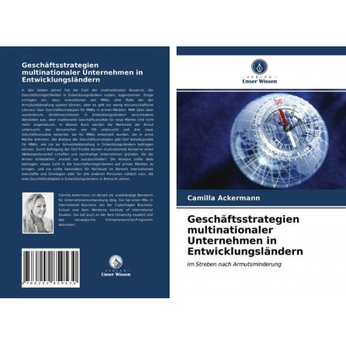 Camilla Ackermann - Geschäftsstrategien multinationaler Unternehmen in Entwicklungsländern