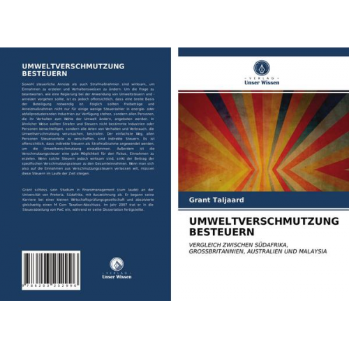 Grant Taljaard - Umweltverschmutzung Besteuern