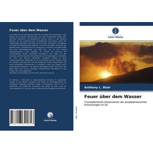 Anthony L. Blair - Feuer über dem Wasser