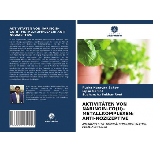 Rudra Narayan Sahoo & Lipsa Samal & Sudhanshu Sekhar Rout - Aktivitäten von Naringin-Co(ii)-Metallkomplexen: Anti-Nozizeptive