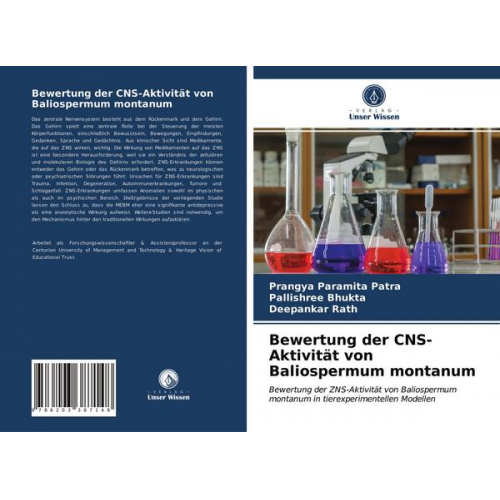 Prangya Paramita Patra & Pallishree Bhukta & Deepankar rath - Bewertung der CNS-Aktivität von Baliospermum montanum