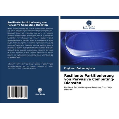 Engineer Bainomugisha - Resiliente Partitionierung von Pervasive Computing-Diensten