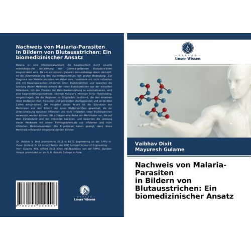 Vaibhav Dixit & Mayuresh Gulame - Nachweis von Malaria-Parasiten in Bildern von Blutausstrichen: Ein biomedizinischer Ansatz