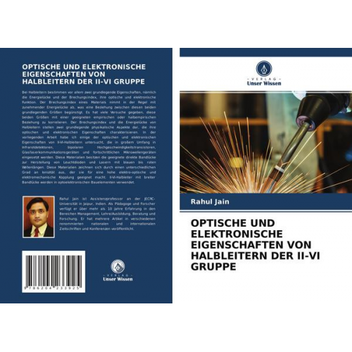 Rahul Jain - Optische und Elektronische Eigenschaften von Halbleitern der Ii-Vi Gruppe