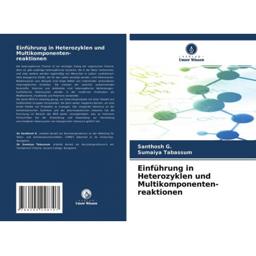 Santhosh G. & Sumaiya Tabassum - Einführung in Heterozyklen und Multikomponenten- reaktionen