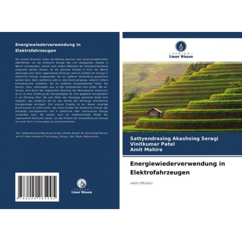 Sattyendrasing Akashsing Seragi & Vinitkumar Patel & Amit Mahire - Energiewiederverwendung in Elektrofahrzeugen