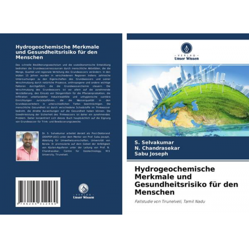 S. Selvakumar & N. Chandrasekar & Sabu Joseph - Hydrogeochemische Merkmale und Gesundheitsrisiko für den Menschen