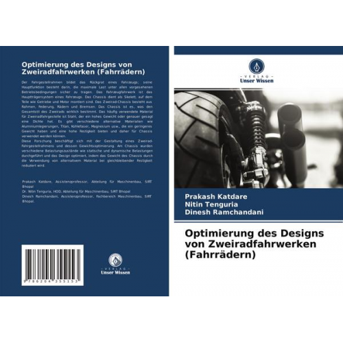 Prakash Katdare & Nitin Tenguria & Dinesh Ramchandani - Optimierung des Designs von Zweiradfahrwerken (Fahrrädern)