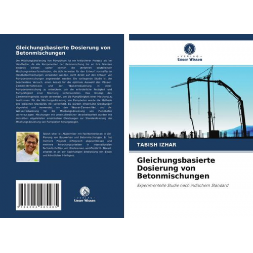 Tabish Izhar - Gleichungsbasierte Dosierung von Betonmischungen