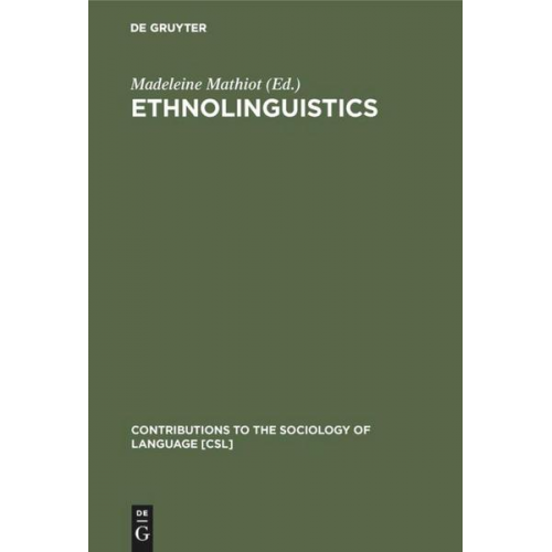 Ethnolinguistics