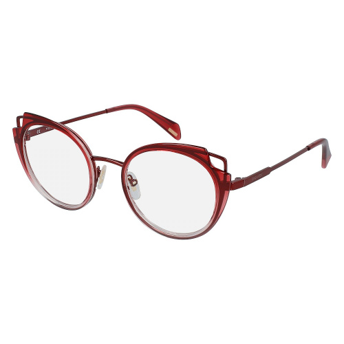 Brille  Police Vpla03 zephirus 1 col. 08e6 Damen Cat eye Rot