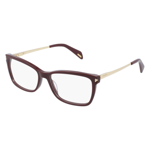 Brille  Police Vpla87 col. 0ar3 Herren Rechteckig Bordeaux