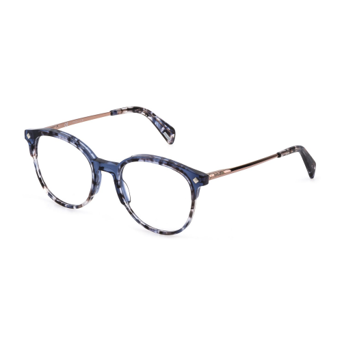 Brille  Police Vpld25 col. 0wt9 Damen Runden Blau