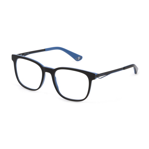 Brille  Police Vk103 jump jr 1 col. 0b32 Unisex Rechteckig Schwarz blau