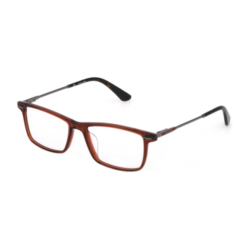 Brille  Police Vpld92 dart 1 col. 0999 Herren Rechteckig Rot