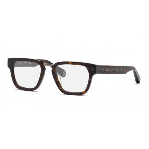 Brille  Philipp plein Vpp055w col. 0722 Unisex Geometrische Havana