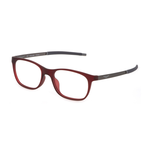 Brille  Police Vplf86 solstice 2 col. 0d41 Herren Rechteckig Rot