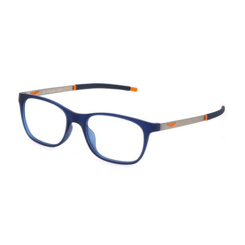 Brille  Police Vplf86 solstice 2 col. u58y Herren Rechteckig Blau