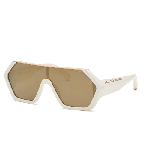 Sonnenbrillen  Philipp plein Spp047 plein hexagon camou col. 3gfg Uomo Maschera Beige