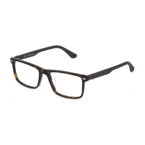 Brille  Police Vplf74 beyond lite 3 col. 0714 Herren Rechteckig Havana