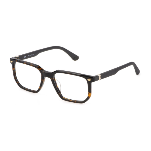 Brille  Police Vplf75 beyond lite 4 col. 714y Herren Rechteckig Havana