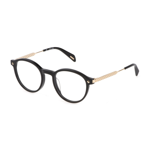 Brille  Police Vplg27 fame 3 col. 0700 Damen Runden Schwarz