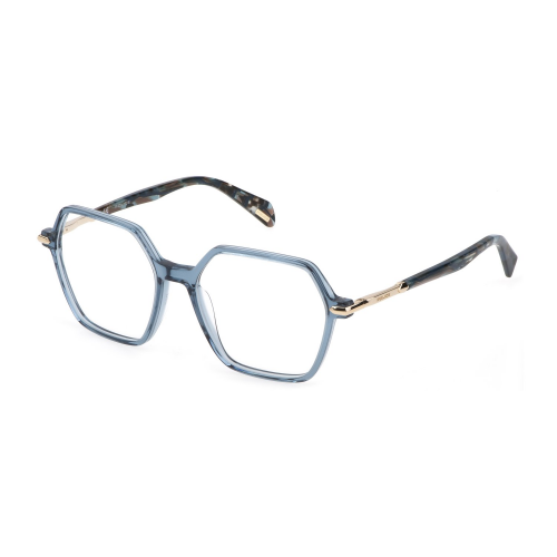 Brille  Police Vplg26 mermaid 5 col. 0855 Damen Geometrische Blau