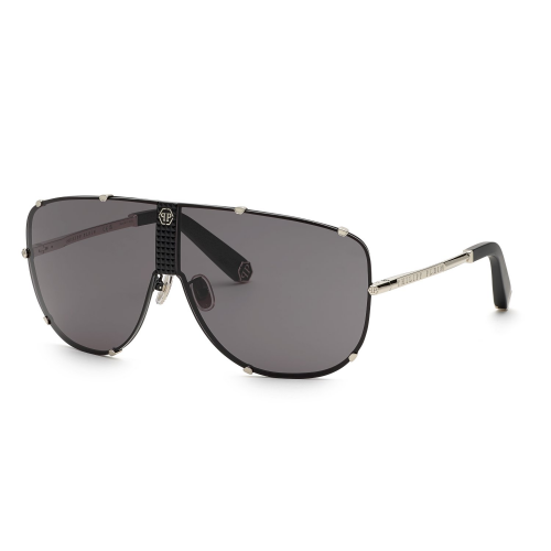 Sonnenbrillen  Philipp plein Spp075m plein stud col. 0k07 Unisex Pilot Palladio